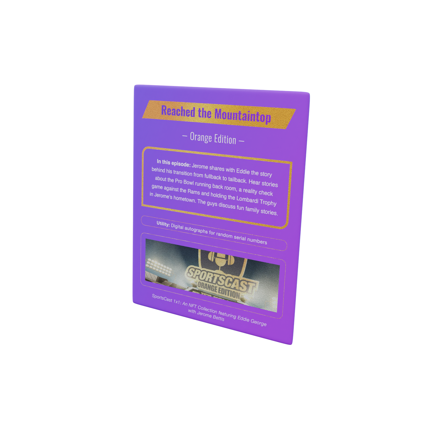 SportsCast "Reached the Mountaintop" Episode Pack