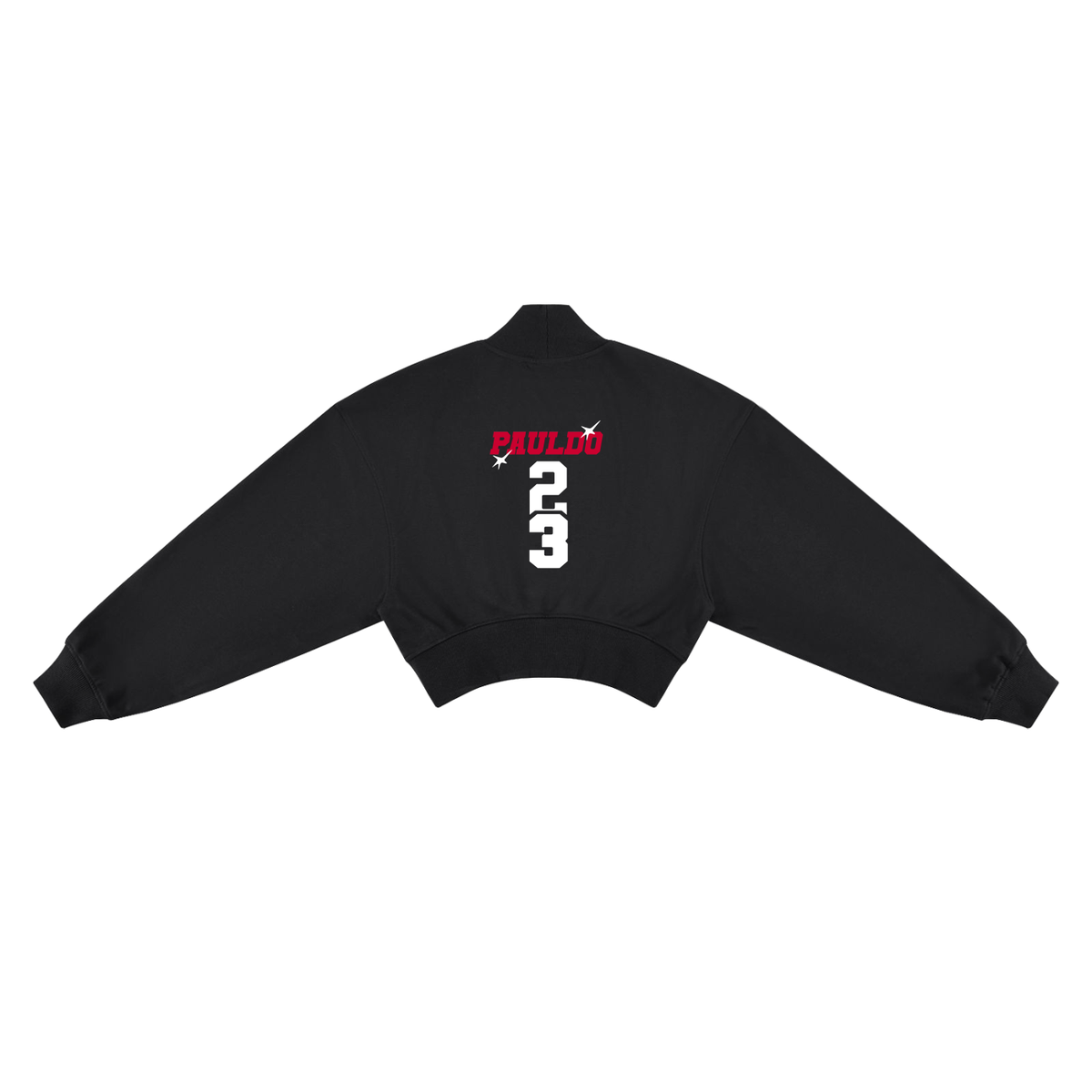 Women's Crop Mock Neck Sweatshirt