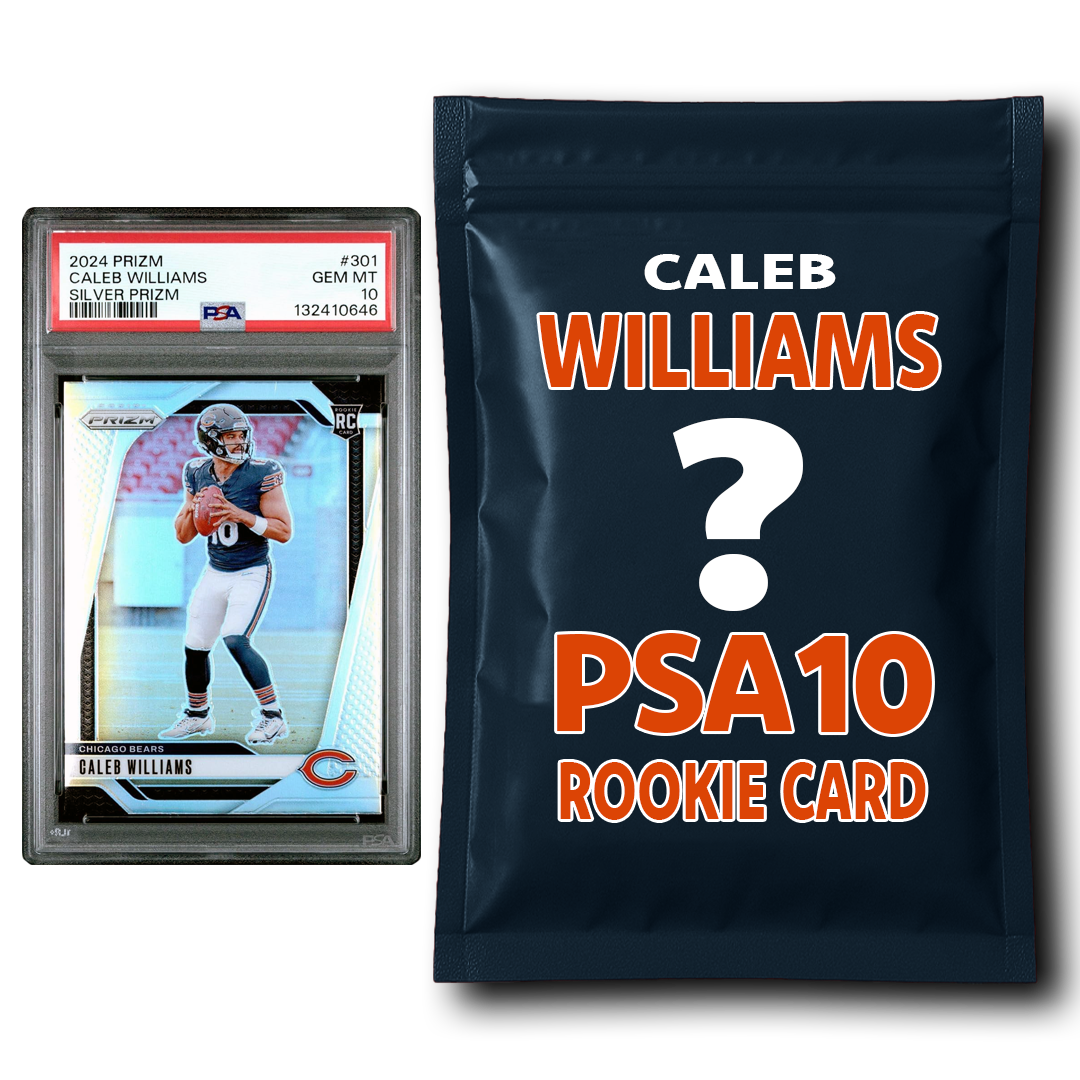 Caleb Williams Chicago PSA COA Mystery Card Pack Black