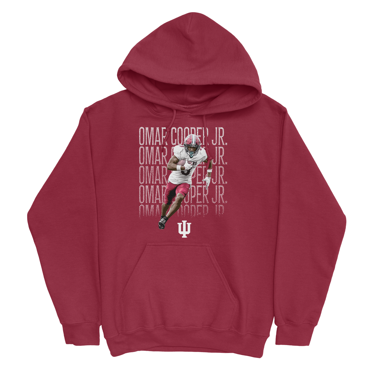 EXCLUSIVE RELEASE: Omar Cooper Jr Illustrated Crimson Hoodie