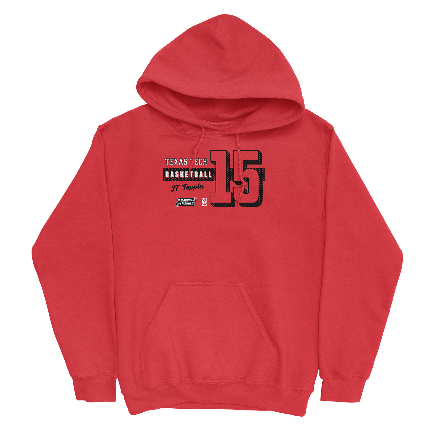 EXCLUSIVE RELEASE: JT Toppin Block Number Red Hoodie