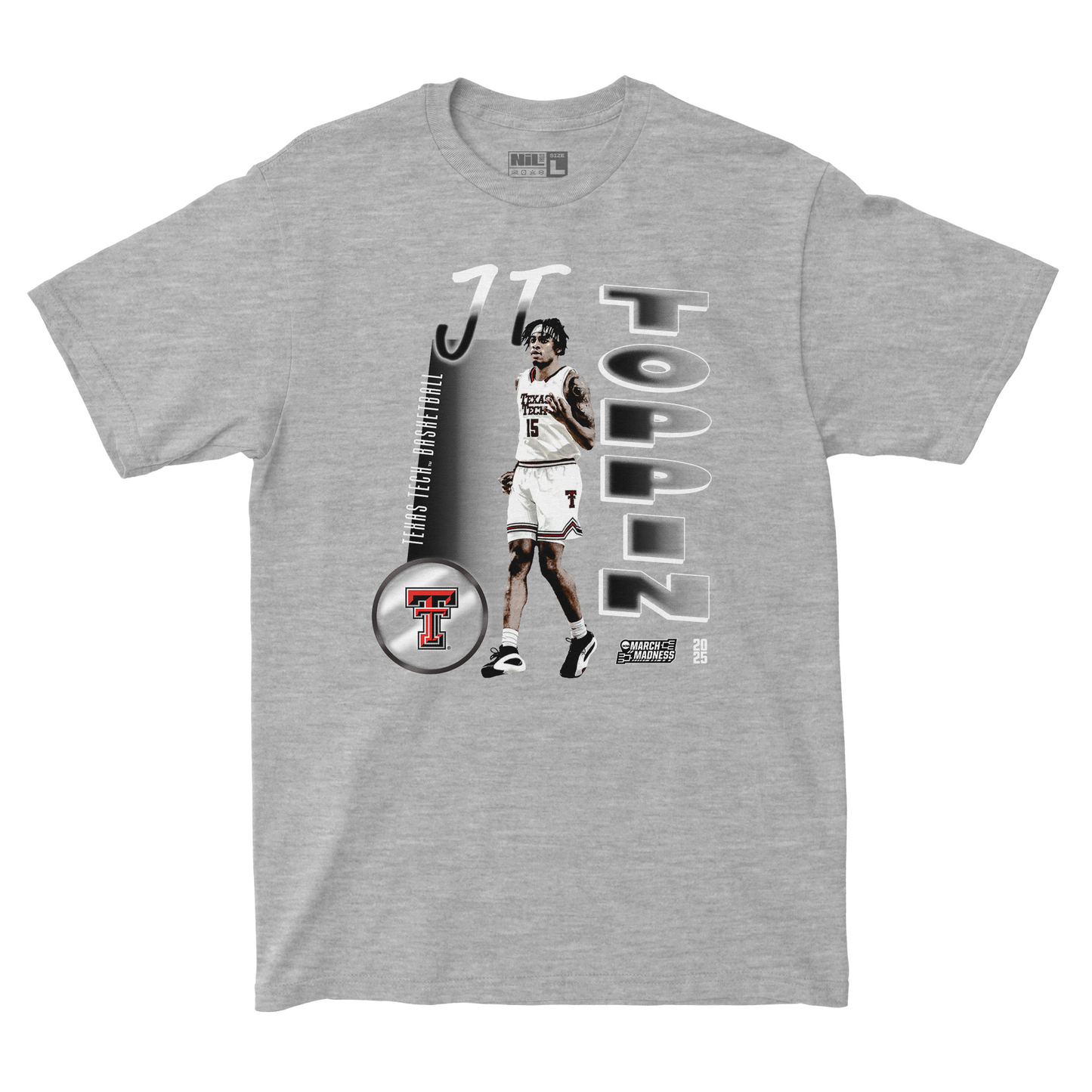 EXCLUSIVE RELEASE: JT Toppin Illustrated Sport Grey Tee