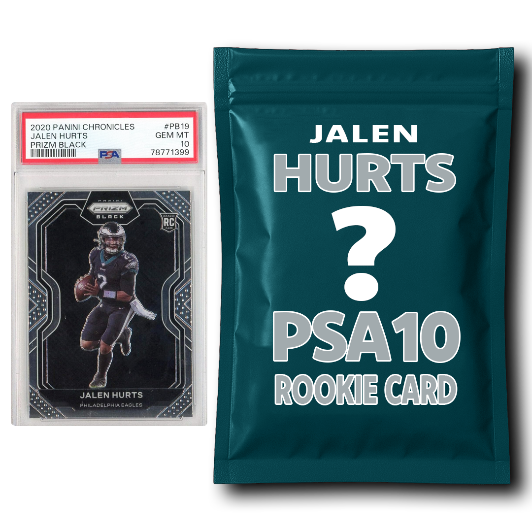 Jalen Hurts Philadelphia PSA COA Mystery Card Pack