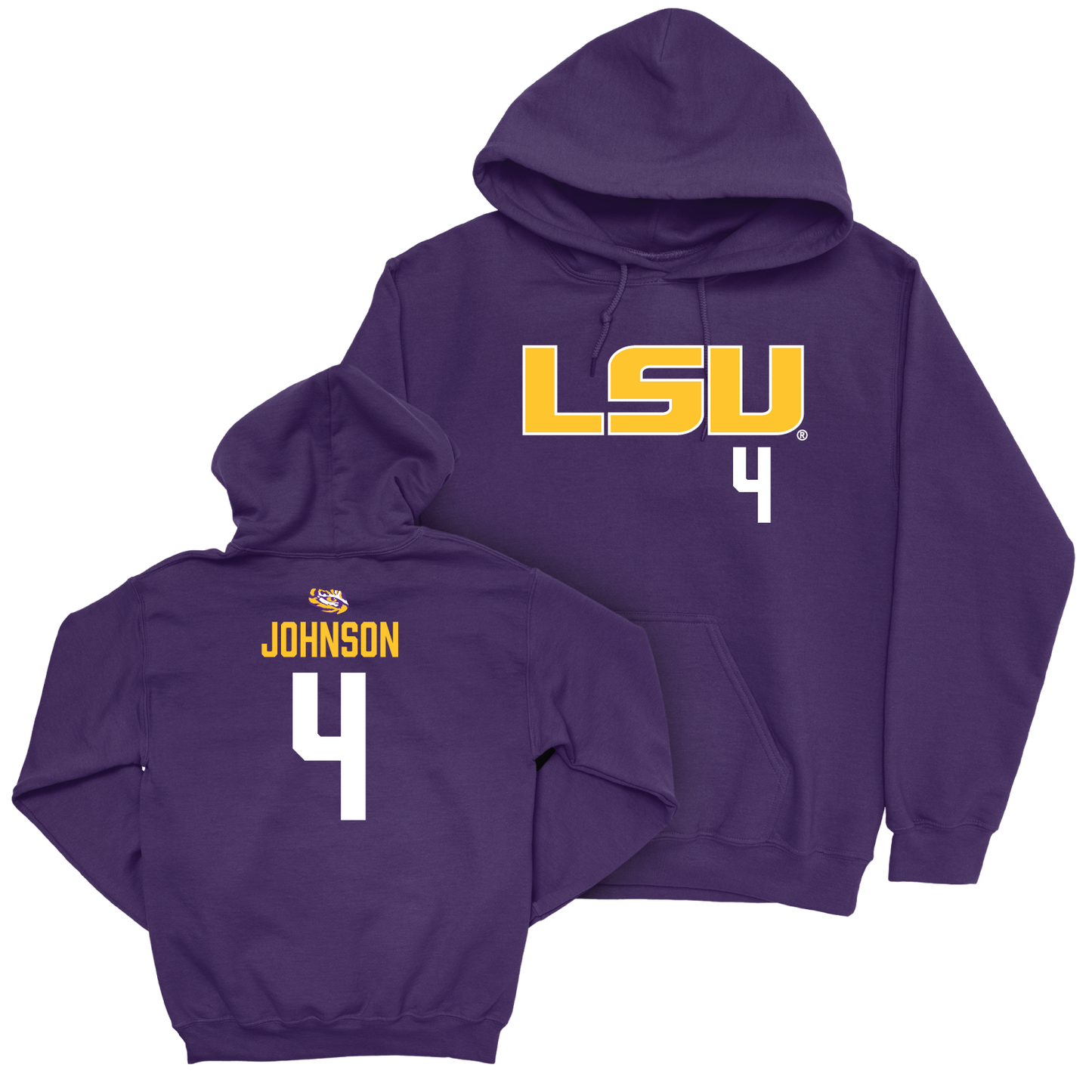 LSU Women's Basketball Purple Sideline Hoodie - Flau'jae Johnson | #4