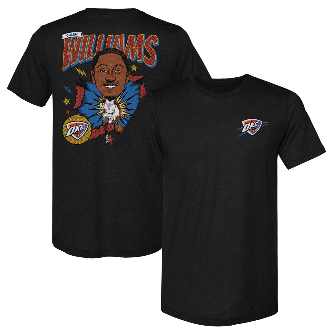 Jalen Williams Oklahoma City Thunder Caricature F&B WHT