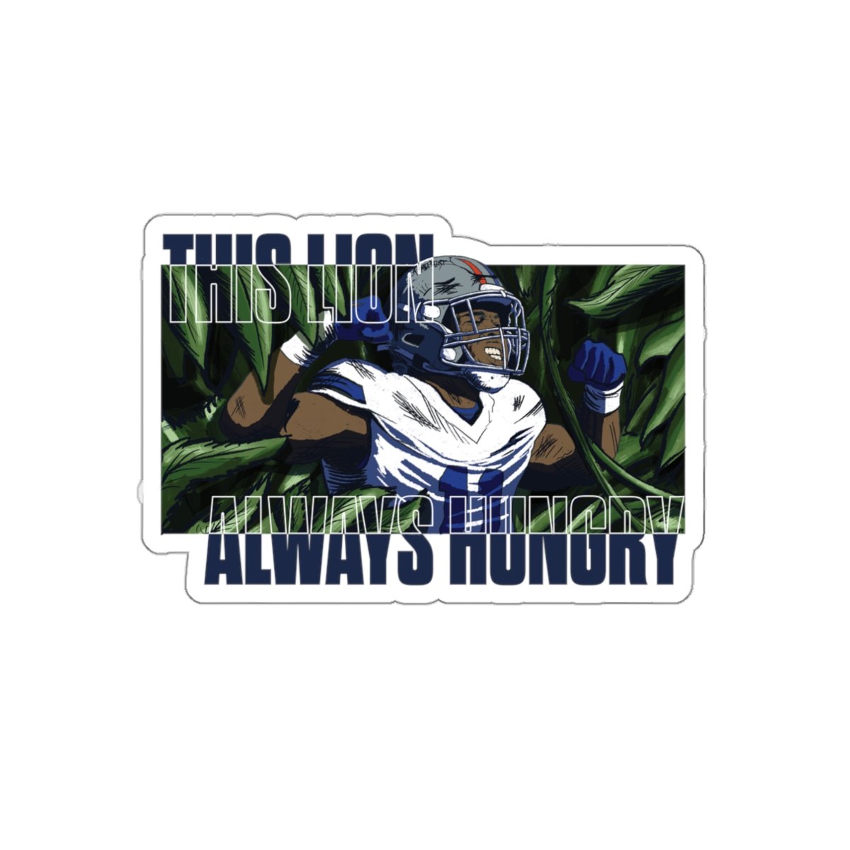 Micah Parsons "Always Hungry" Die-Cut Sticker