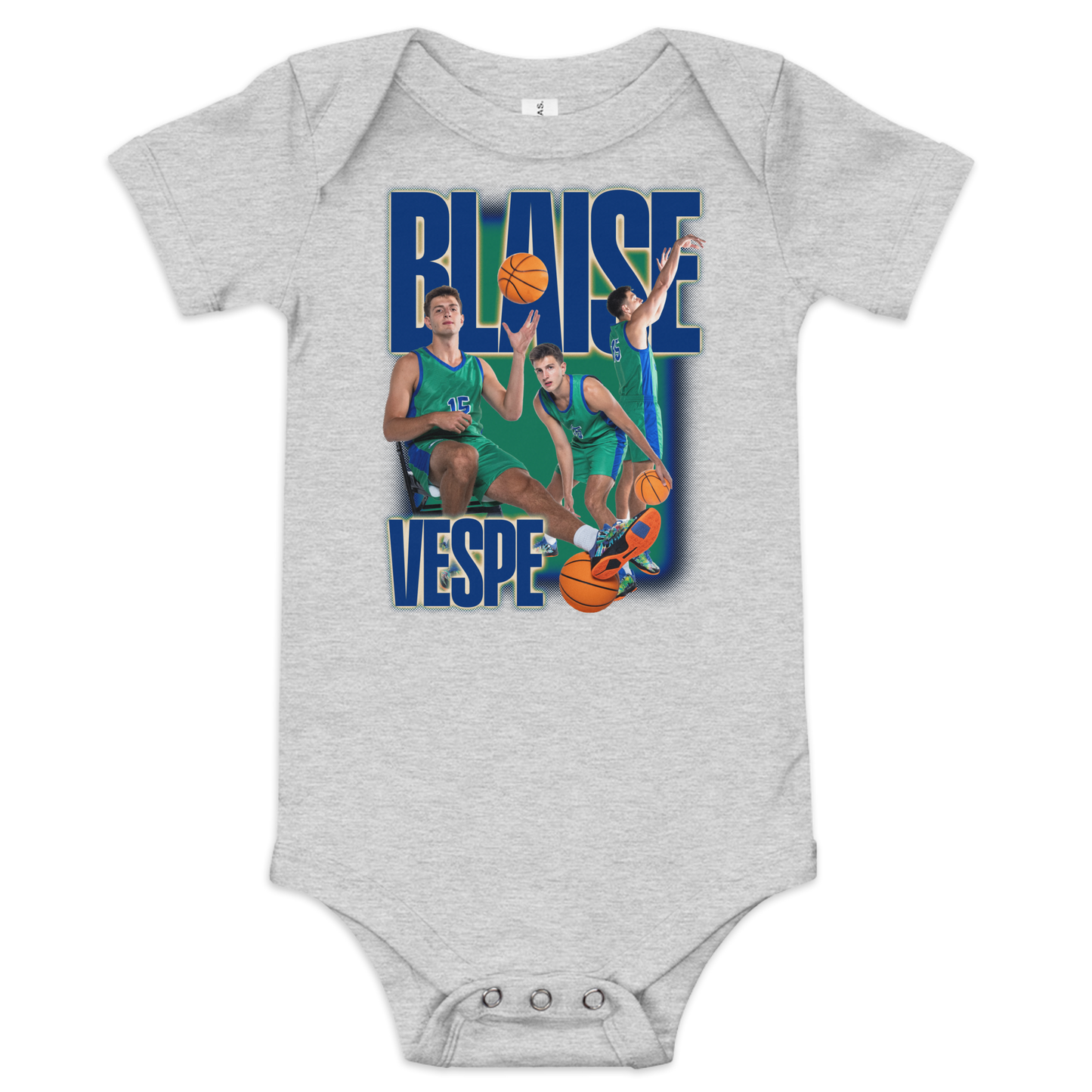 Blaise Vespe "Collage" Baby One Piece
