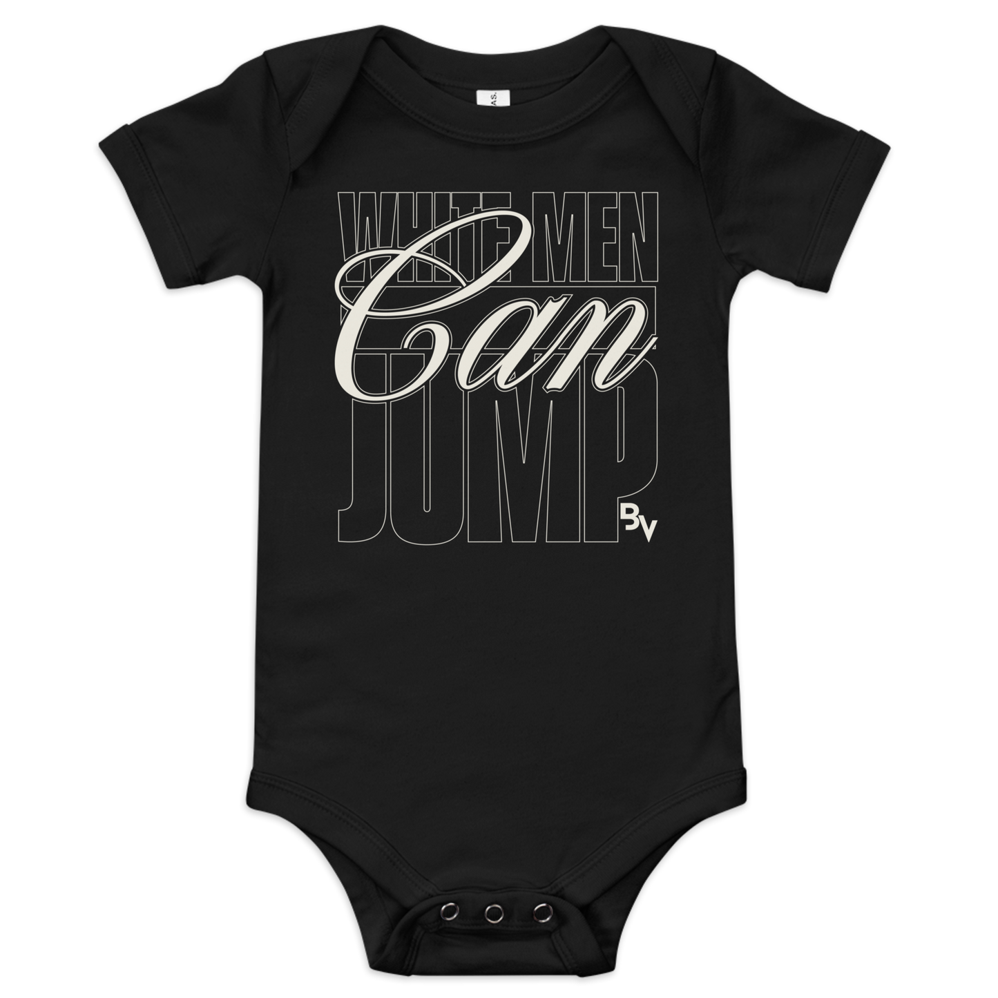 Blaise Vespe "White Men Can Jump" Baby One Piece