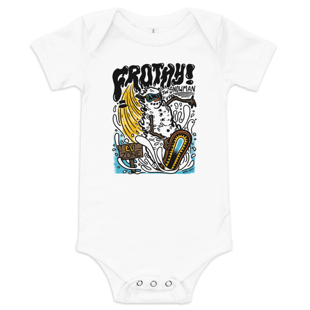 Casey Willax "Frothy The Snowman" Baby One Piece