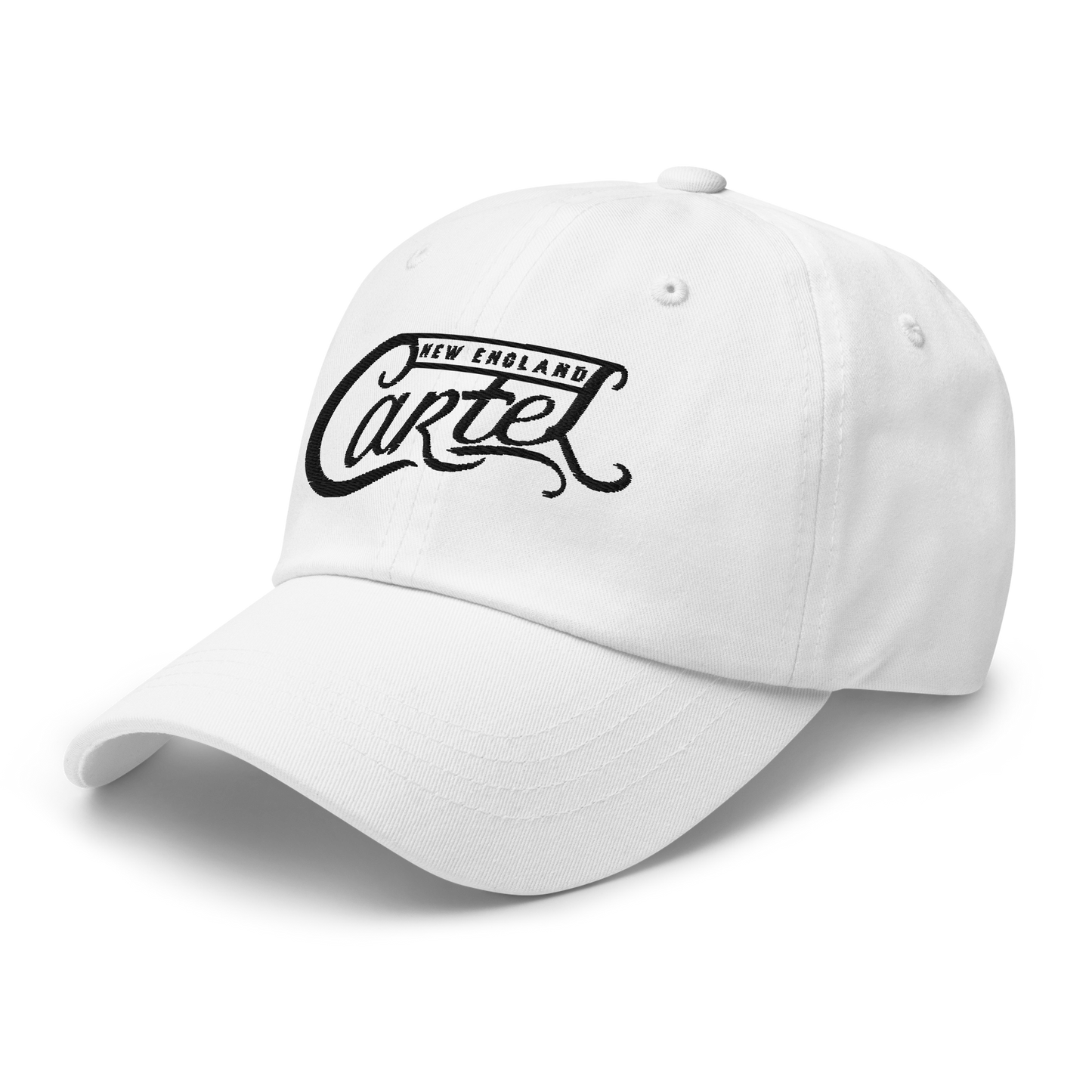 New England Cartel "Logo" Baseball Hat White