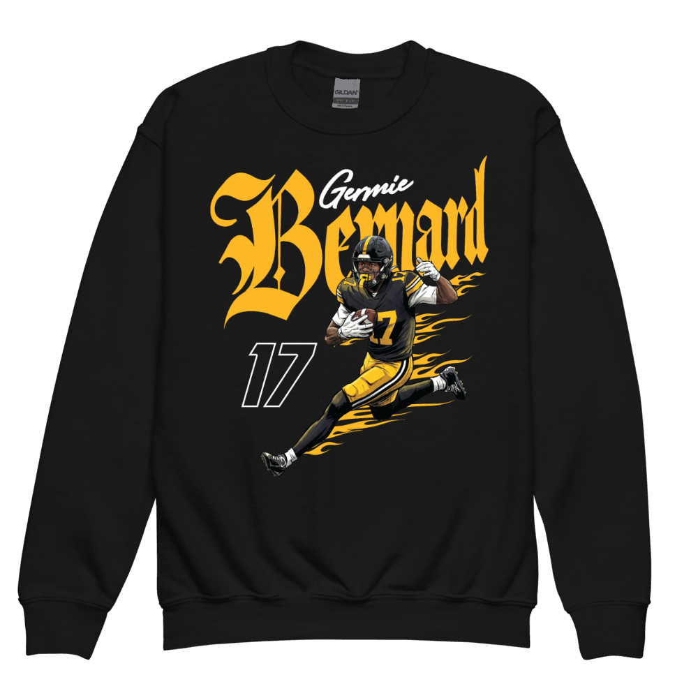 Youth Crew Neck Sweatshirt | Gildan 18000B - Black