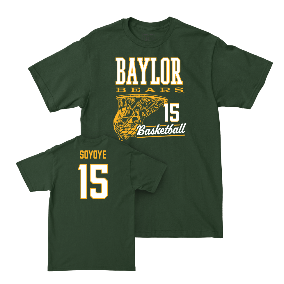 Baylor Men's Basketball Green Hoops Tee - Ramon Soyoye