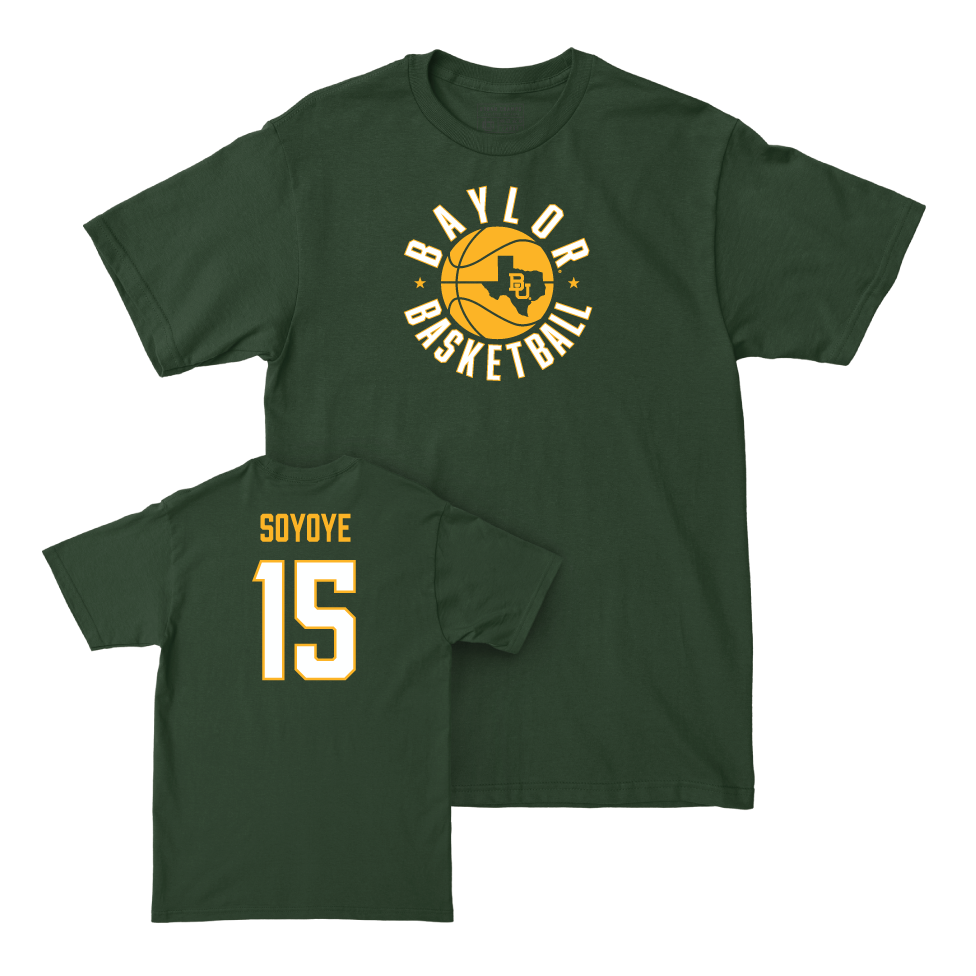 Baylor Men's Basketball Green Hardwood Tee - Ramon Soyoye
