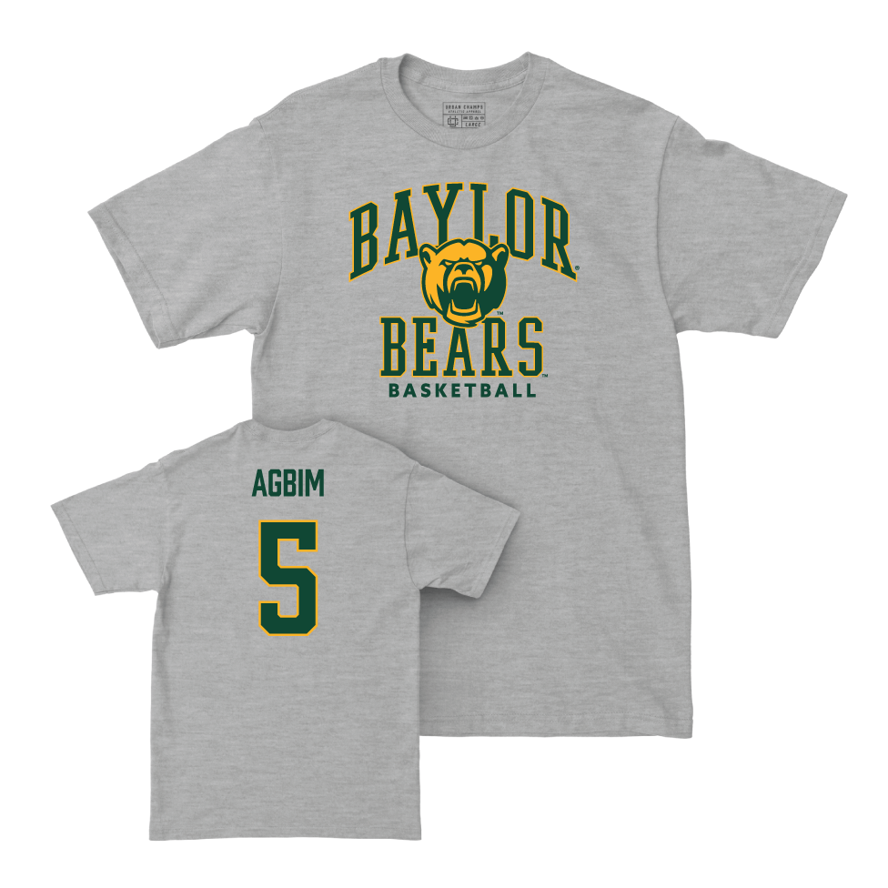 Baylor Men's Basketball Sport Grey Classic Tee - Obi Agbim