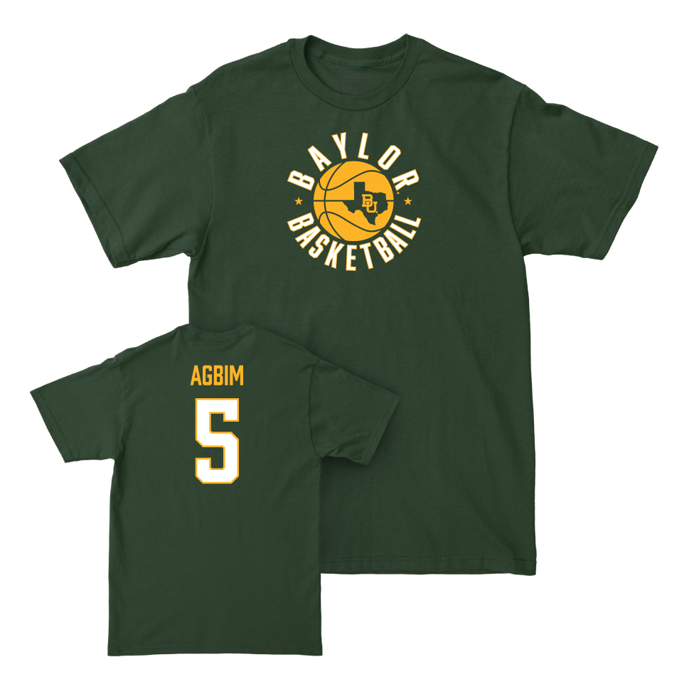 Baylor Men's Basketball Green Hardwood Tee - Obi Agbim