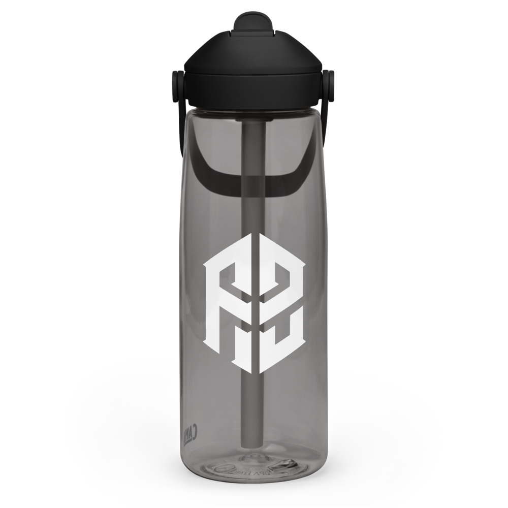 AJ Brown Logo Water Bottle Black