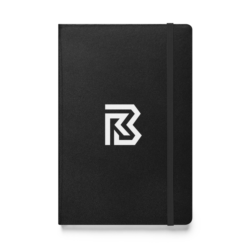 DJ Moore Logo Hardcover Notebook Black