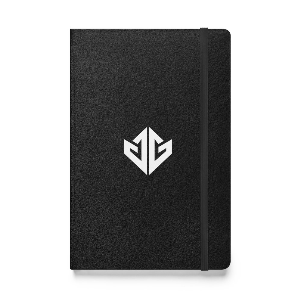 Jerrick Gibson Logo Hardcover Notebook Black
