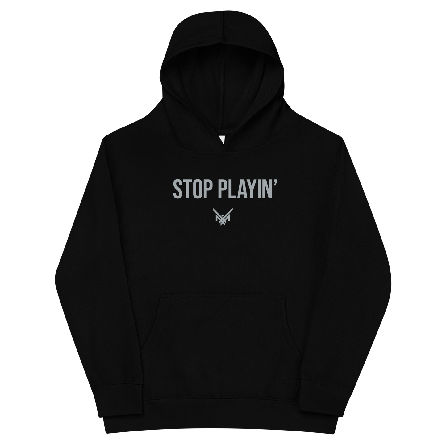 Maxx Crosby "Stop Playin" Youth Hoodie Black