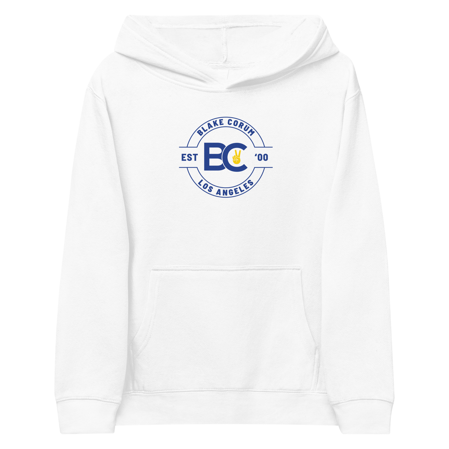 Blake Corum "Logo Badge" Youth Hoodie
