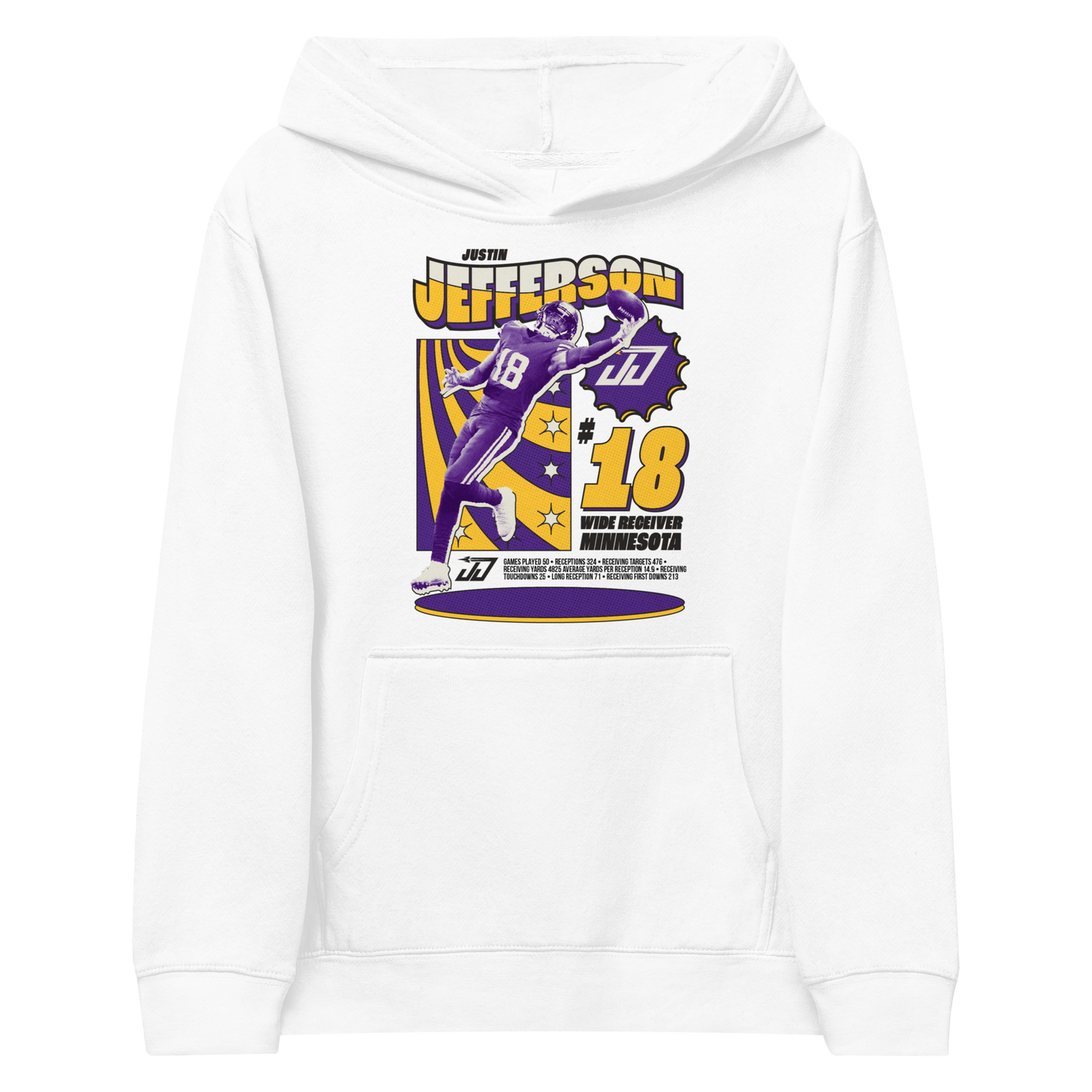 Justin Jefferson "Retro" Youth Hoodie