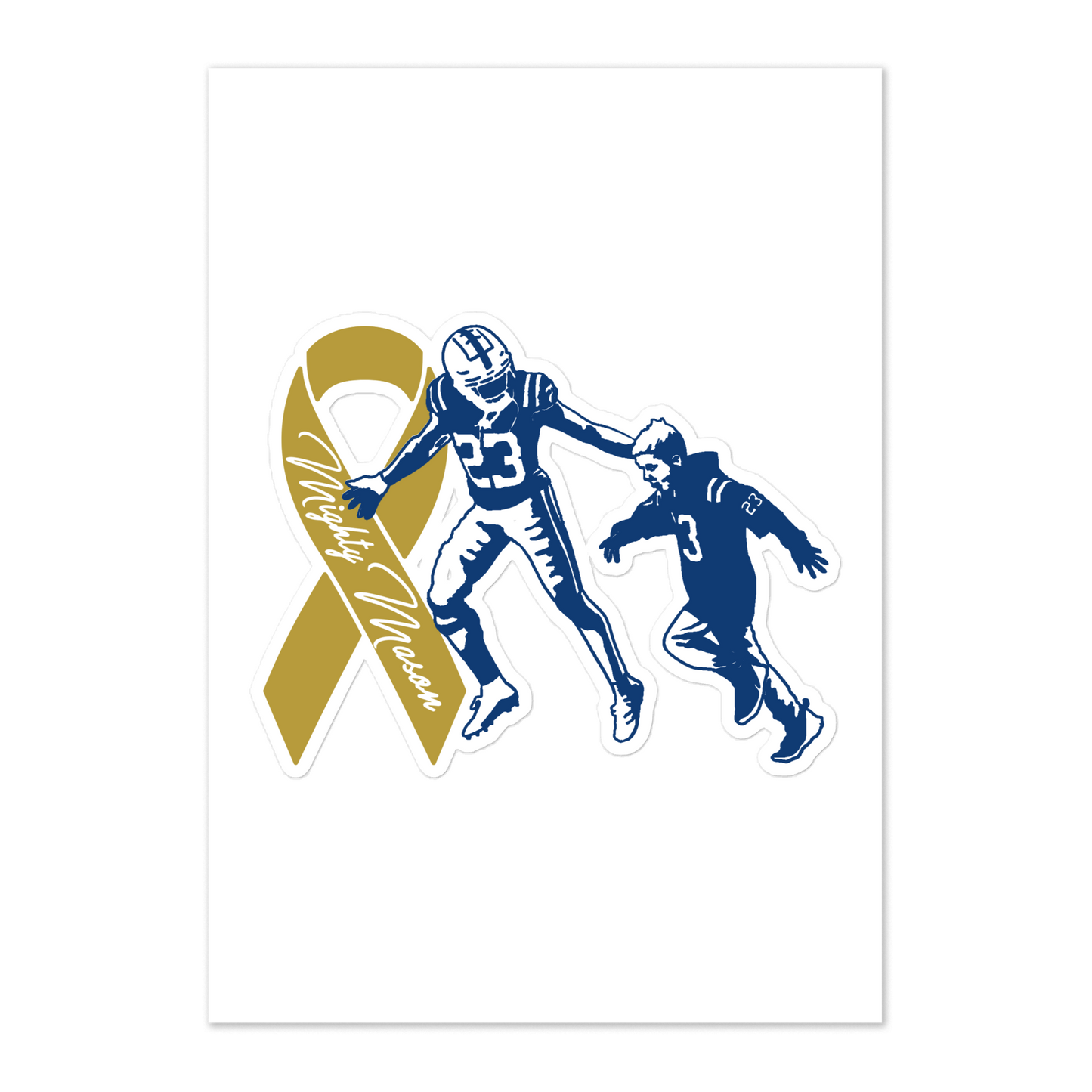 Kenny Moore II "Mighty Mason" Sticker Sheet