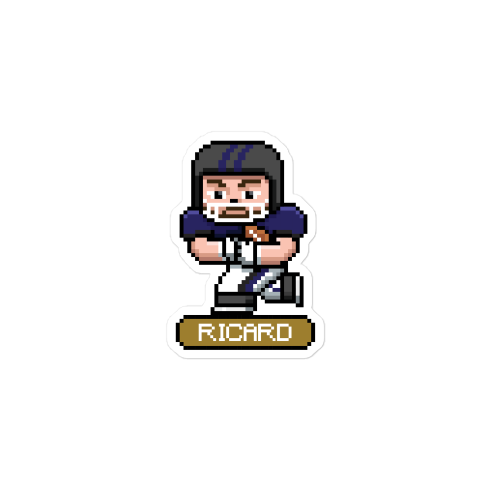 Patrick Ricard "8-Bit" Sticker
