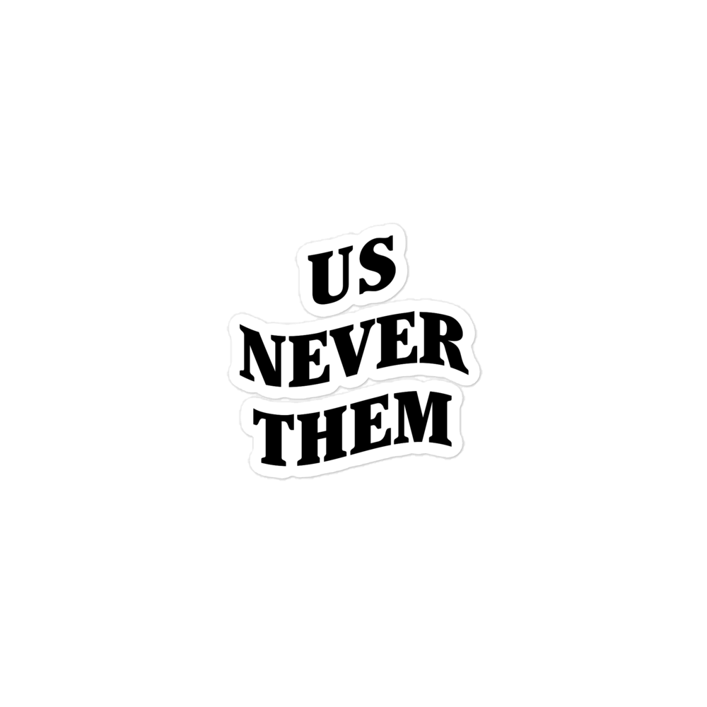 Terry McLaurin Us Never Them Die-Cut Sticker