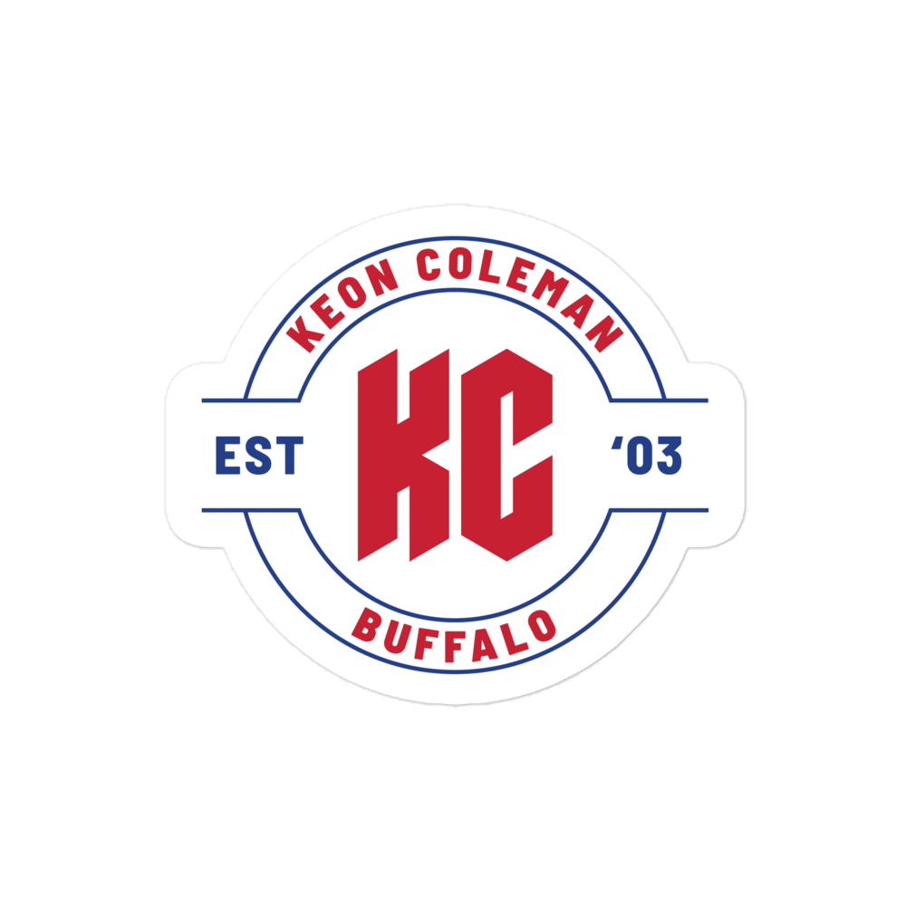 Keon Coleman "Logo Badge" Sticker
