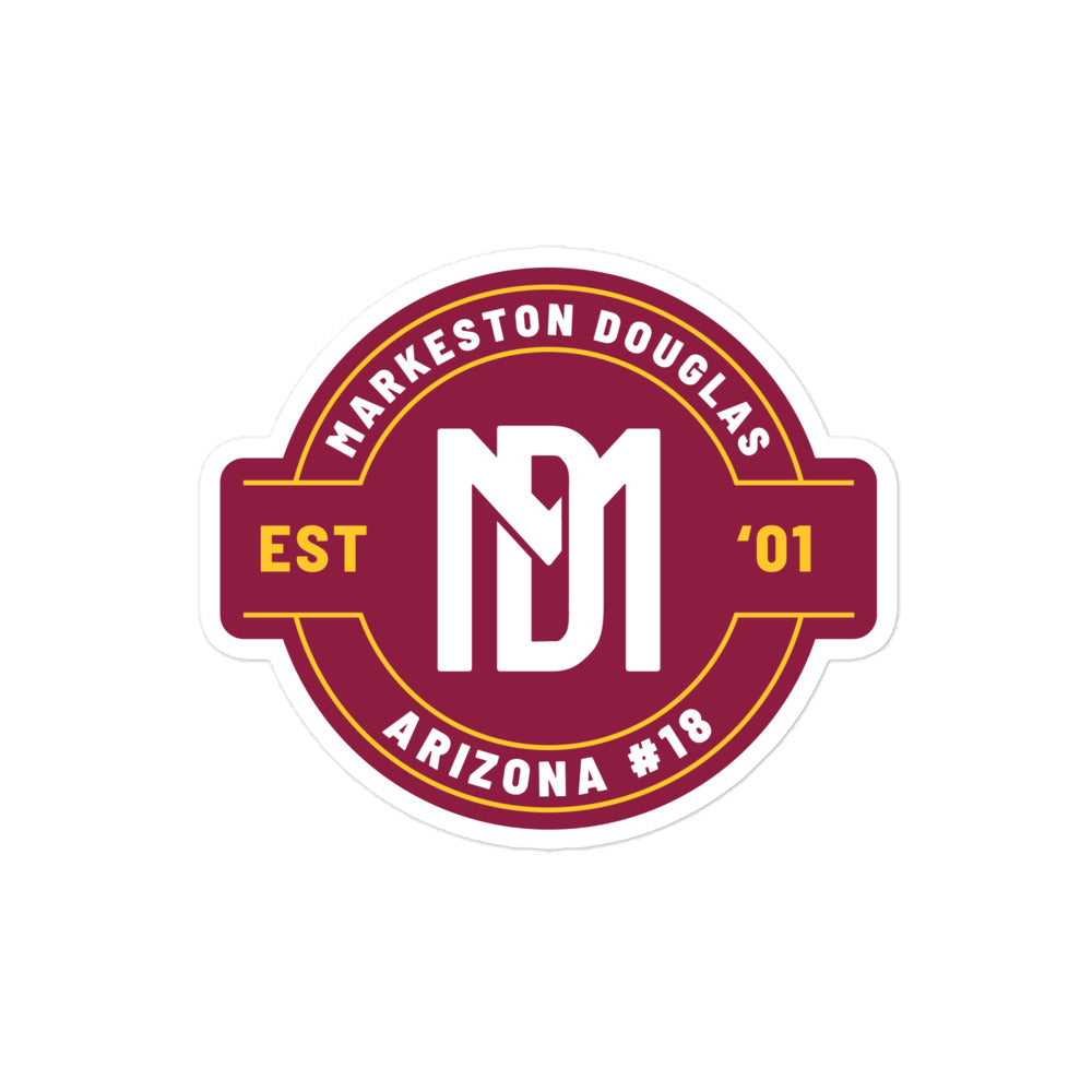 Markeston Douglas "Logo Badge" Sticker
