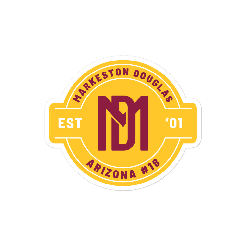 Markeston Douglas "Logo Badge" Sticker