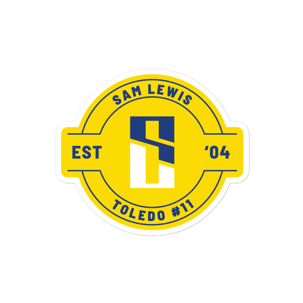 Sam Lewis "Logo Badge" Sticker