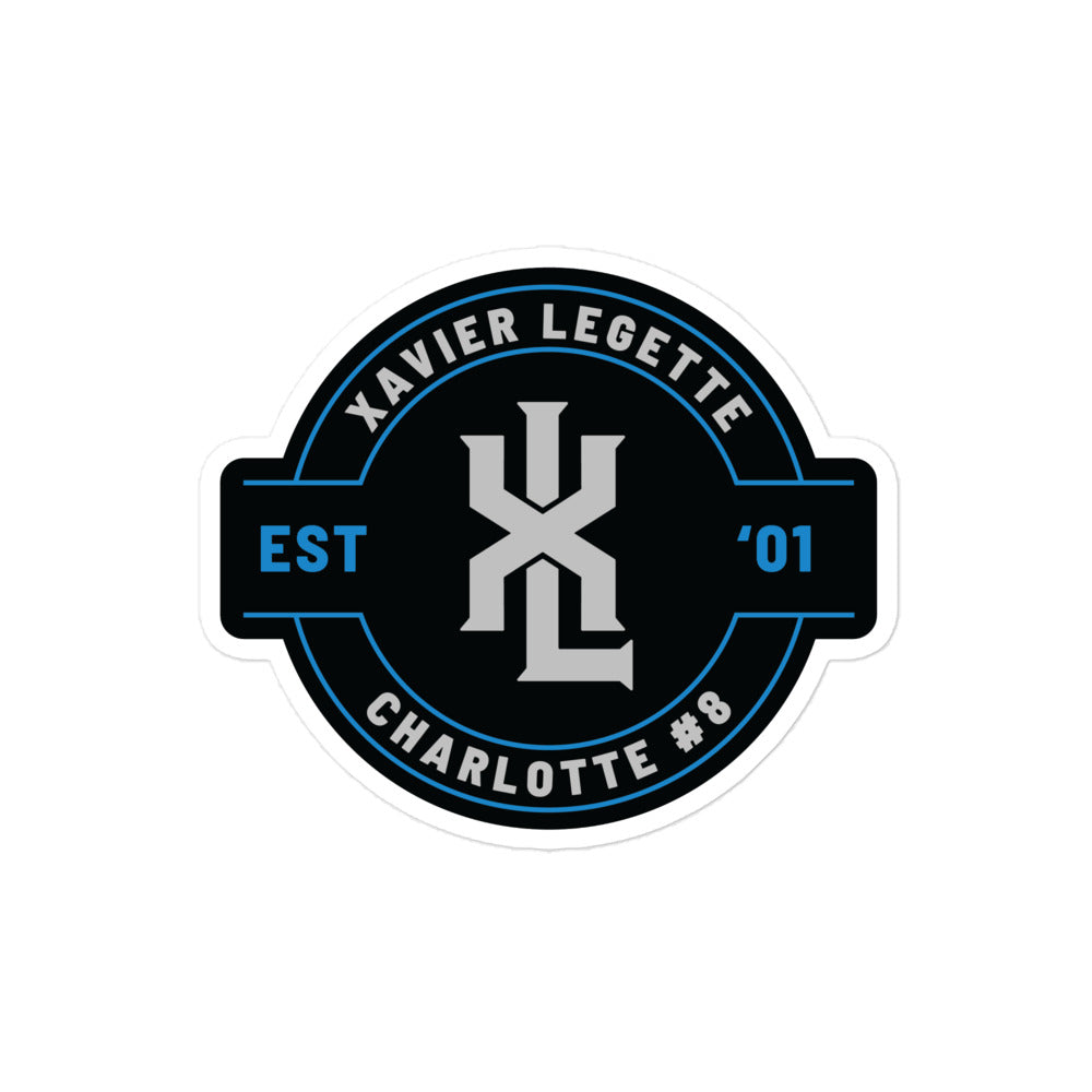 Xavier Legette "Logo Badge" Sticker