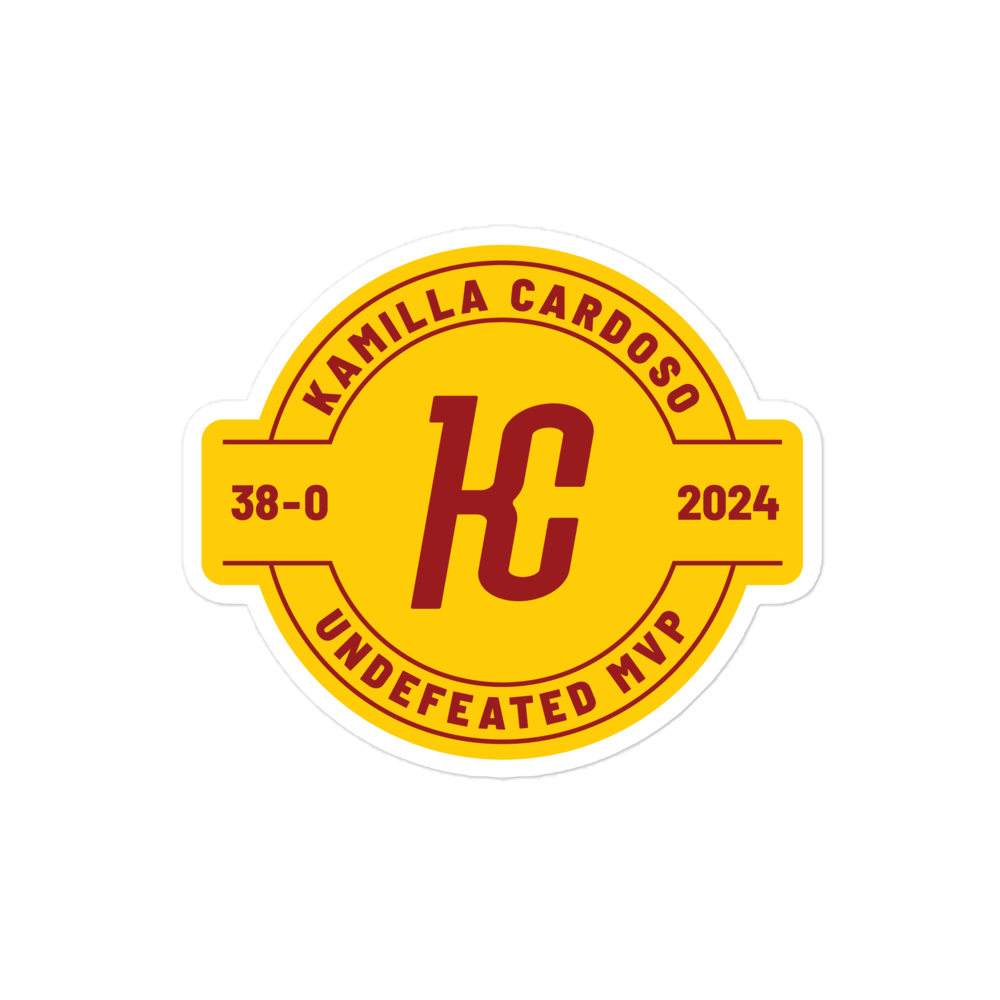 Kamilla Cardoso "Logo Badge" Sticker