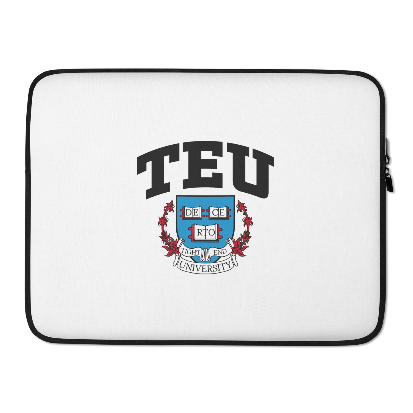 Tight End University "Emblem" Laptop Sleeve