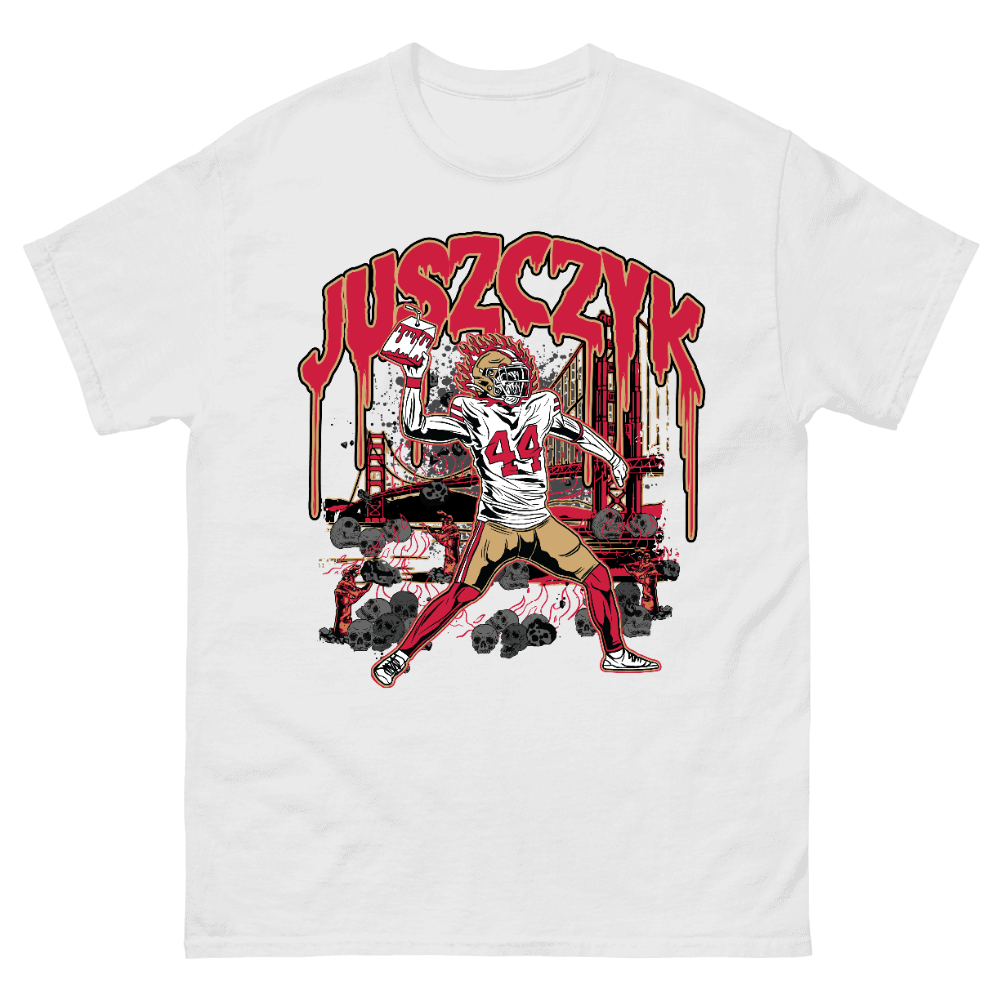 Kyle Juszczyk Illustration T-shirt White