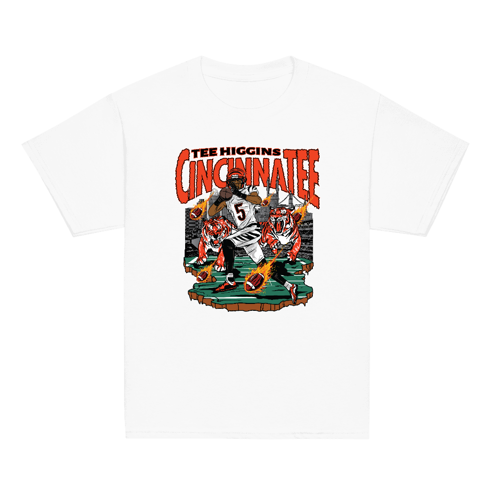 Tee Higgins Illustration Youth T-shirt White