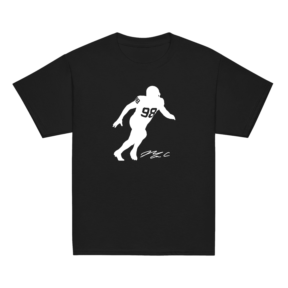 Maxx Crosby Silhouette Youth T-shirt Black