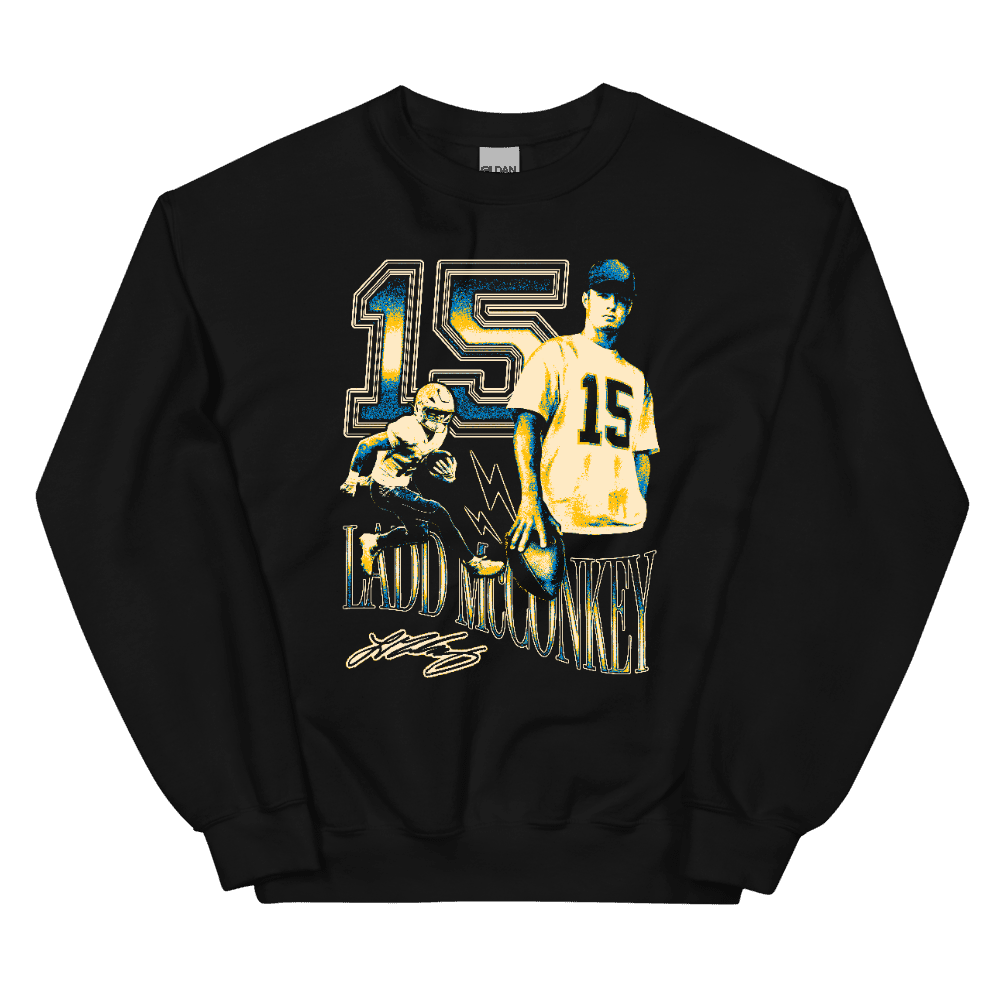 Ladd McConkey Vintage Vintage Sweatshirt Black