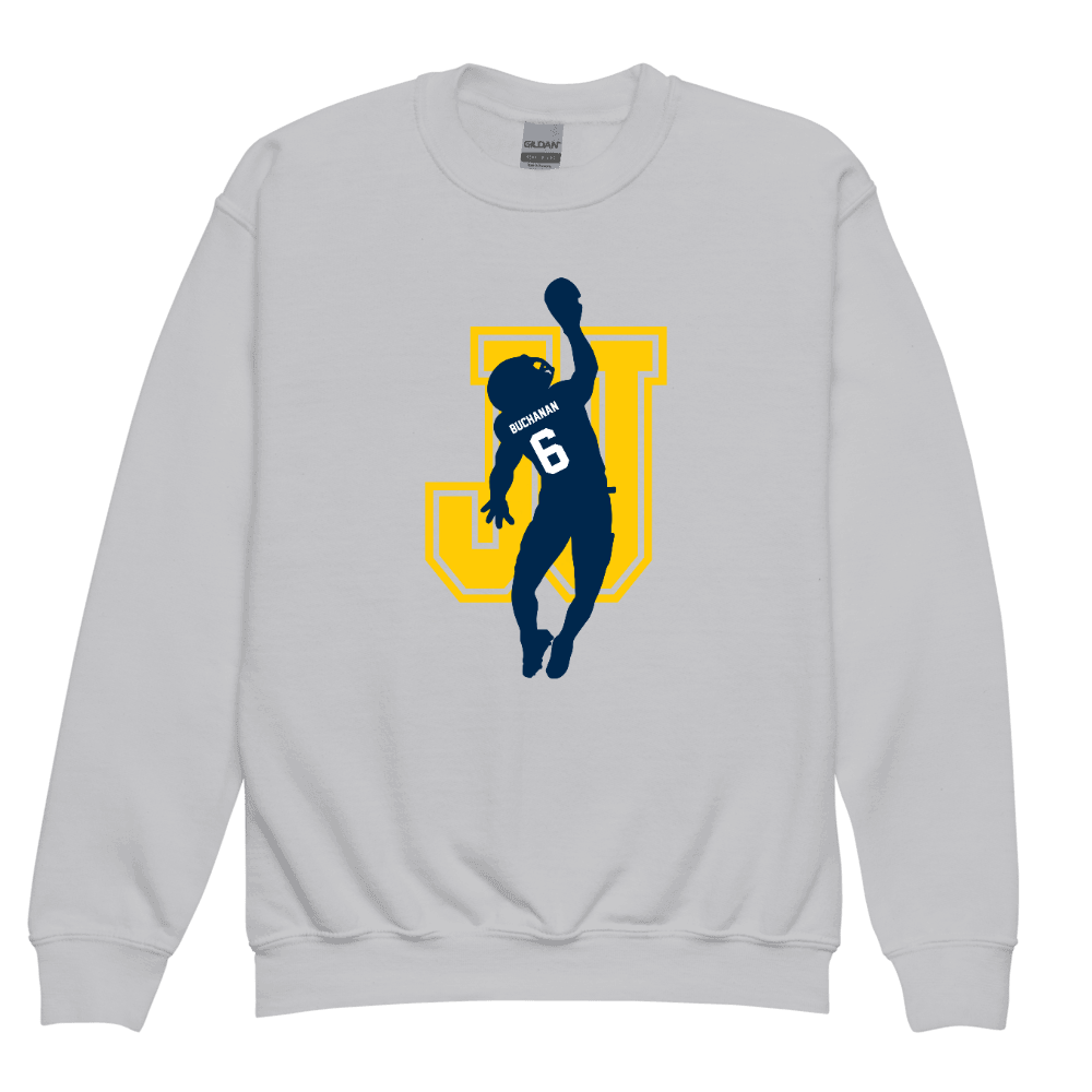 JJ Buchanan Silhouette Youth Sweatshirt Sport Grey