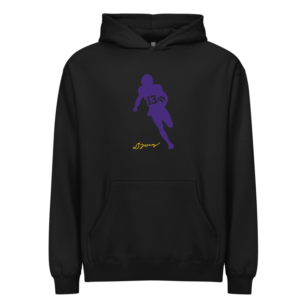 Dilin Jones Silhouette Boxy Hoodie Black