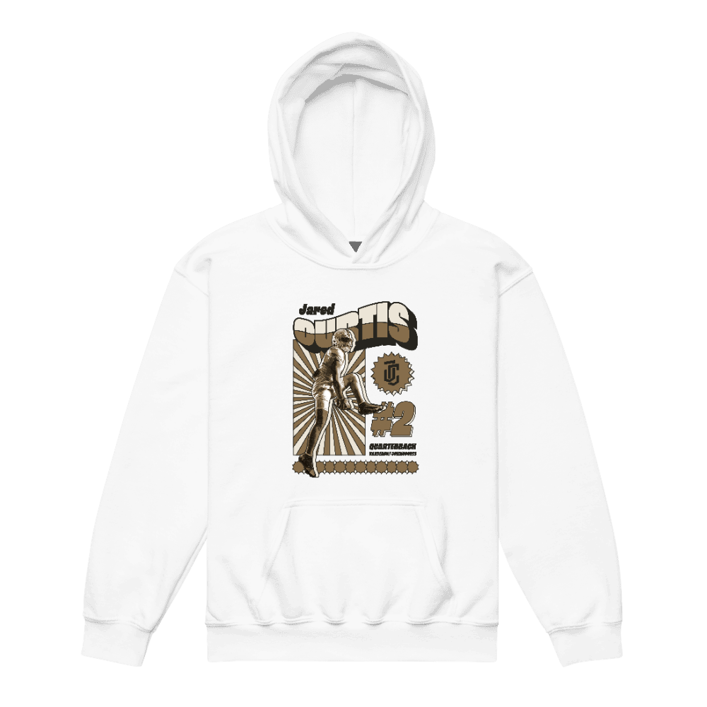 Jared Curtis Illustration Youth Hoodie White
