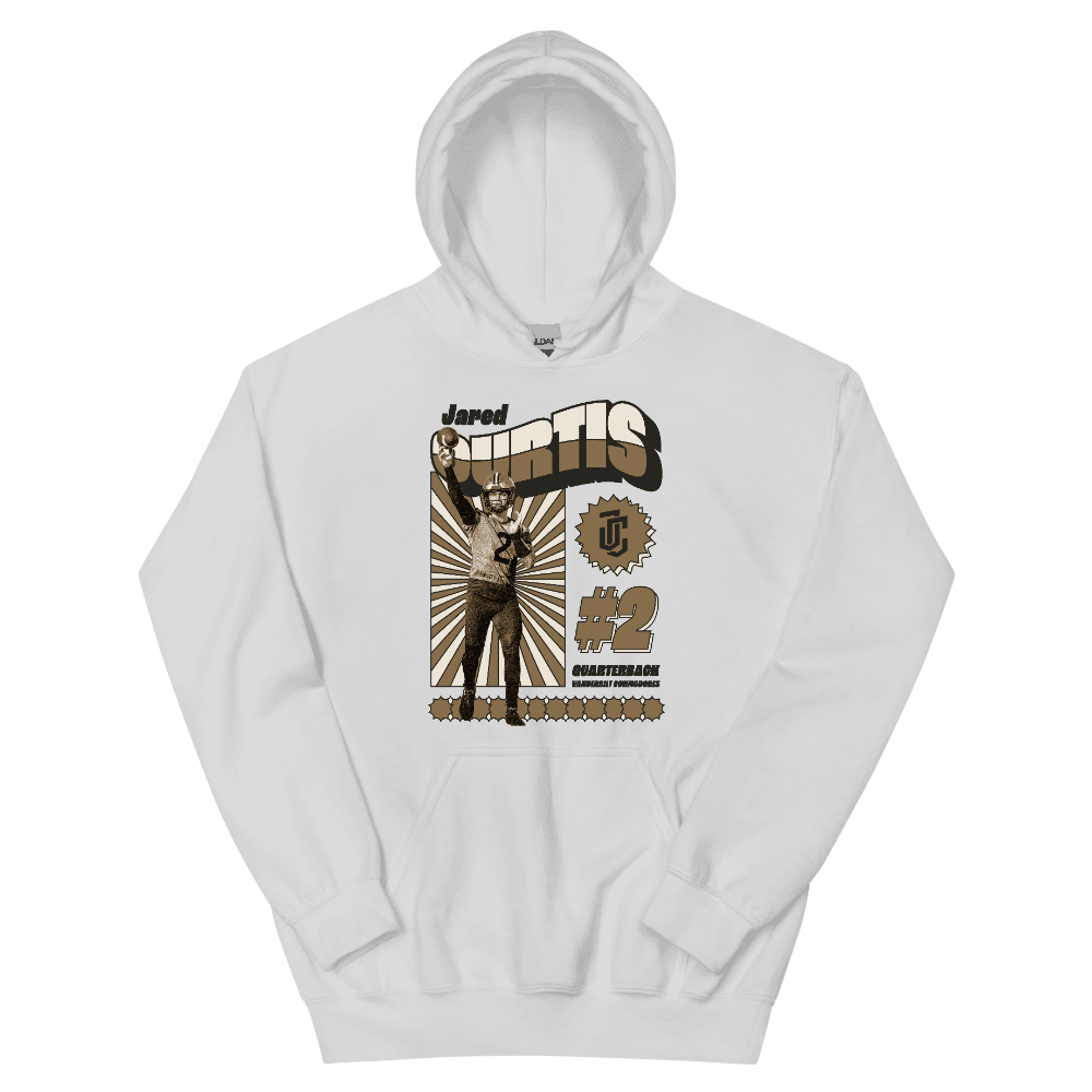Jared Curtis Retro Hoodie White