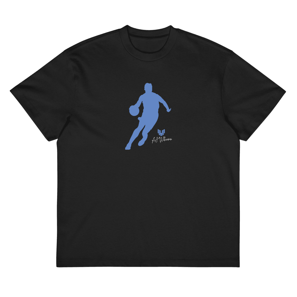 AJ Williams Silhouette Boxy T-shirt Black