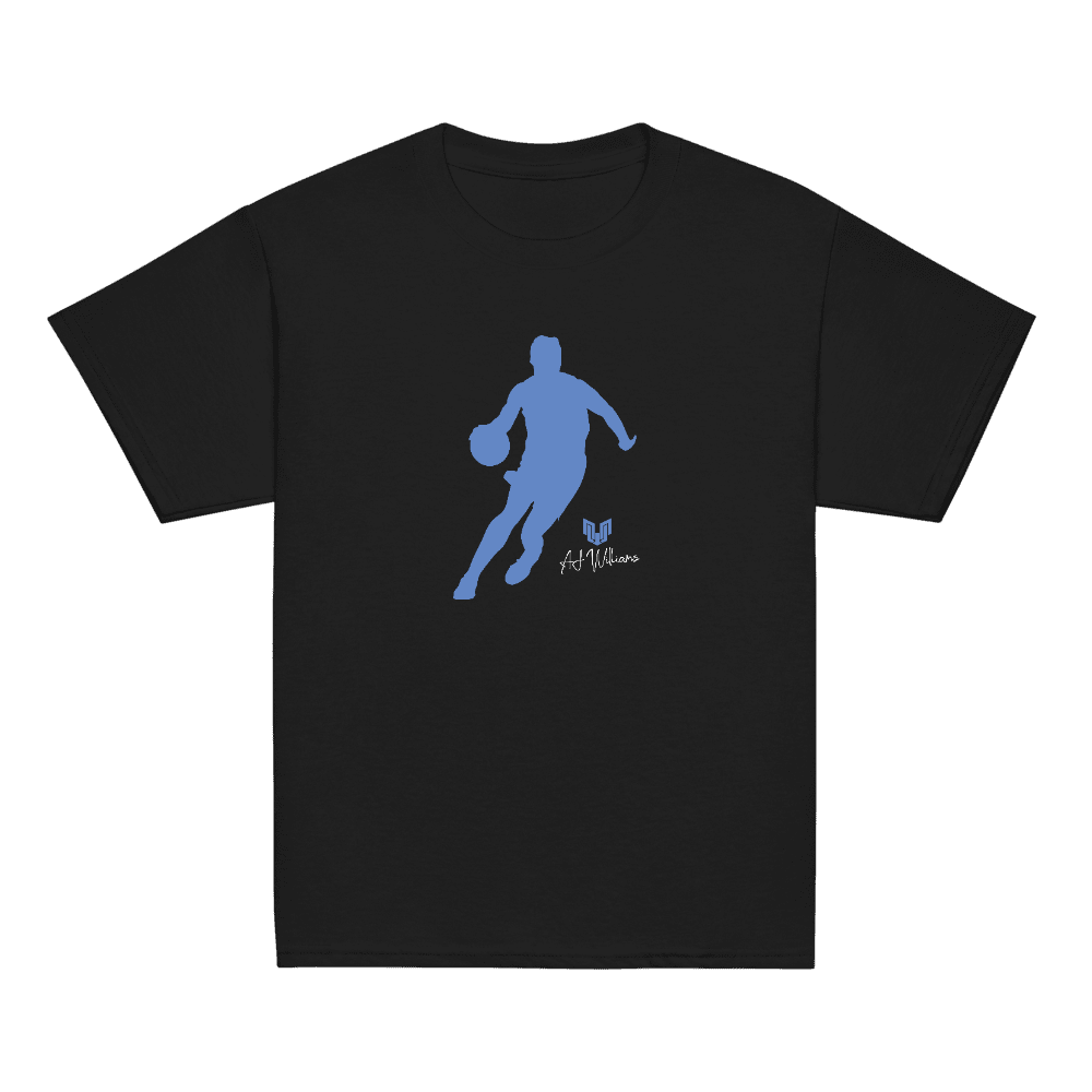 AJ Williams Silhouette Youth T-shirt Black