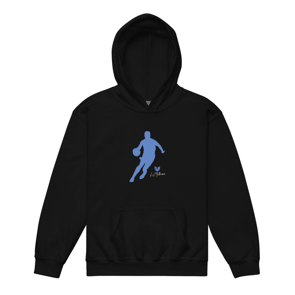 AJ Williams Silhouette Youth Hoodie Black