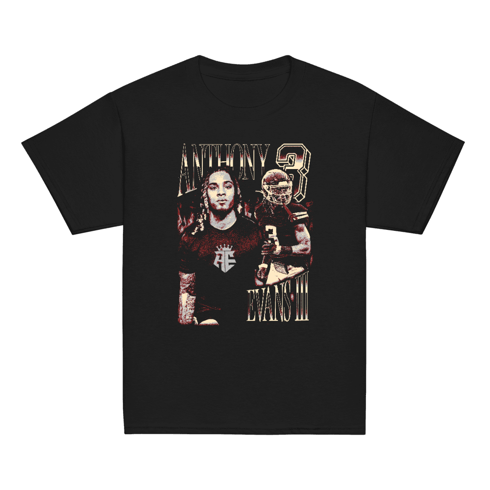 Anthony Evans III Vintage Vintage Youth T-shirt Black