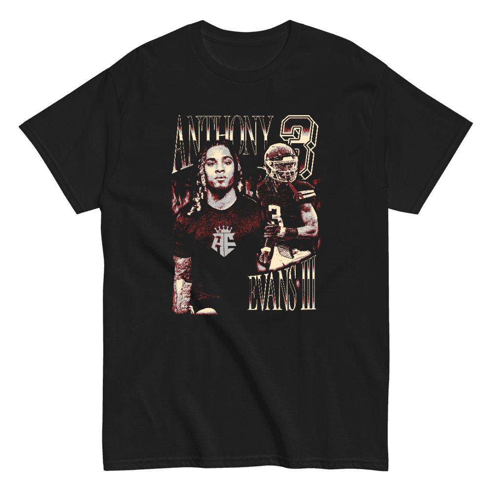 Anthony Evans III Vintage Vintage T-shirt Black