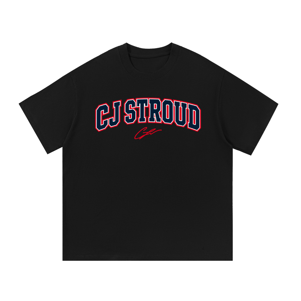 C.J. Stroud Houston Varsity Wordmark Oversized T-shirt