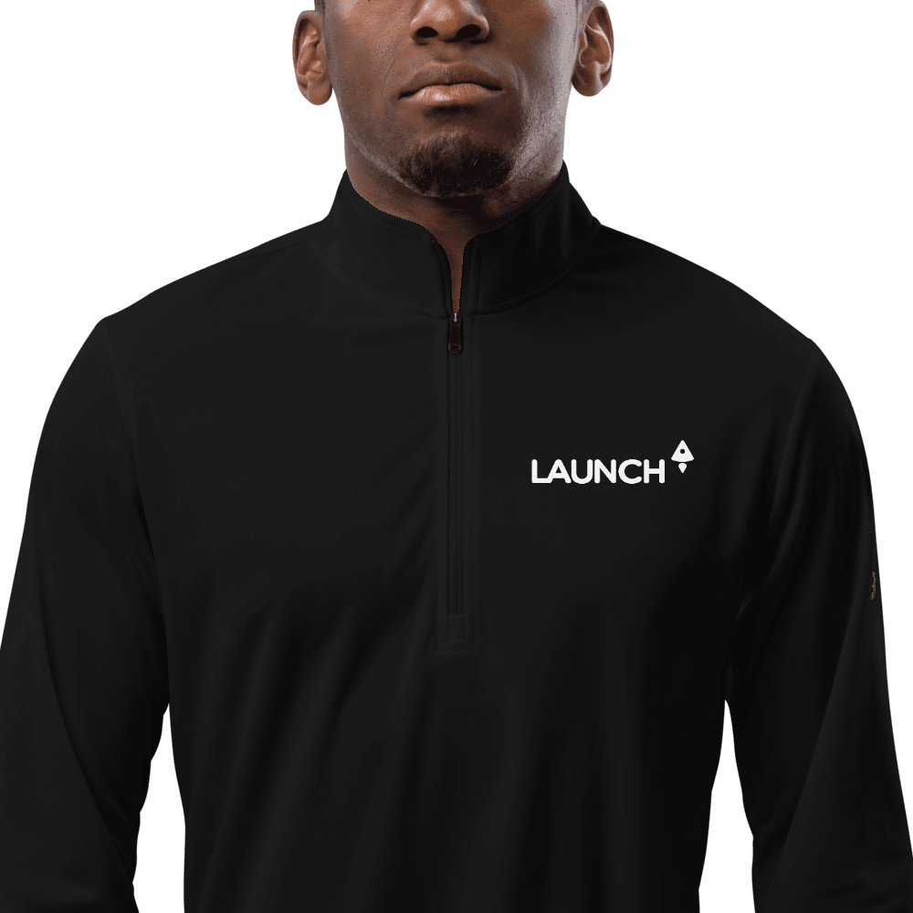 Logo - launch_logo_4-cropped Logo Quarter Zip Black
